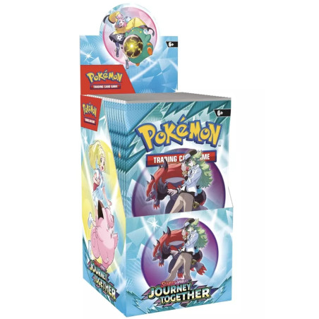 Pokémon TCG: Scarlet & Violet 9 - Journey Together - Sealed HALF Booster Box (18 Booster Packs)