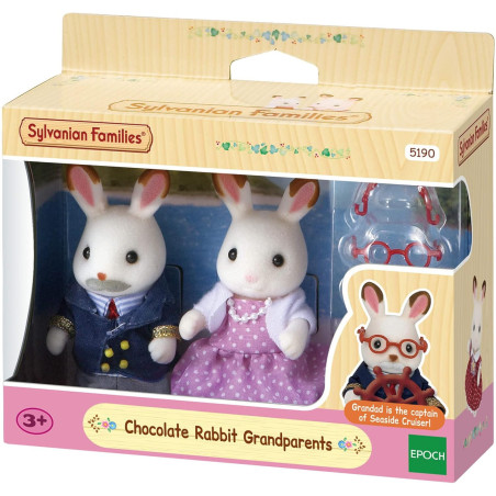 Sylvanian Families Chocolate Rabbit Grandparents 5190