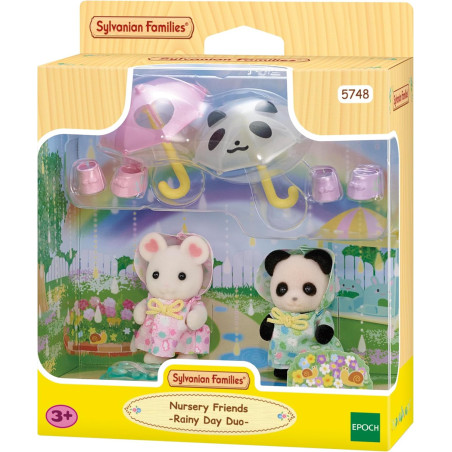 Sylvanian Families - 5748 Nursery Friends - Rainy Day Duo