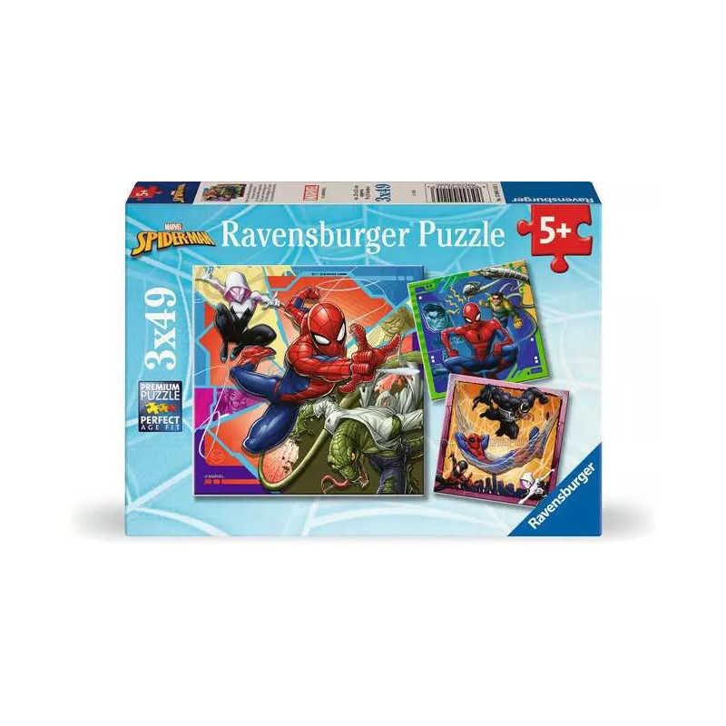 Marvel Spider-Man - 49 Pieces Ravensburger Puzzle Marvel Spider-Man - 49 Pieces Ravensburger Puzzle