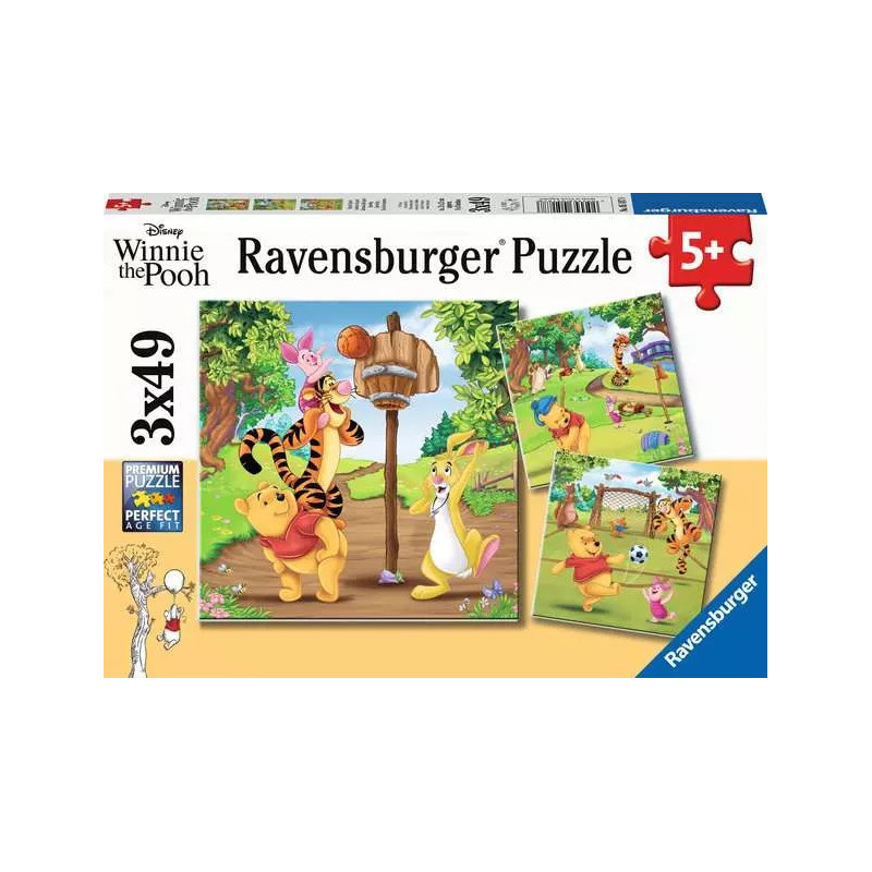 Ravensburger Winnie the Pooh - 3 x49 Pieces Puzzle Ravensburger Winnie the Pooh - 3 x49 Pieces Puzzle