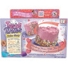 Tasty Tinies Bake Shop Cake Mix Strawberry Cake with Pink Frosting & Rainbow