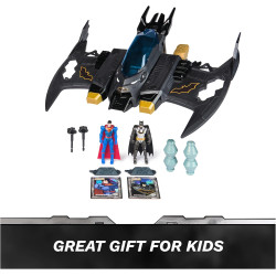 DC Comics Metal Force Transforming Batwing, 2-in-1 Playset