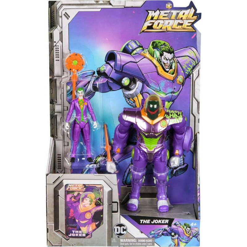 DC Comics Metal Force Joker with Armour Figure DC Comics Metal Force Joker with Armour Figure