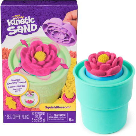 Kinetic Sand SquishBlossom Blooming Flower with 227g Play Sand