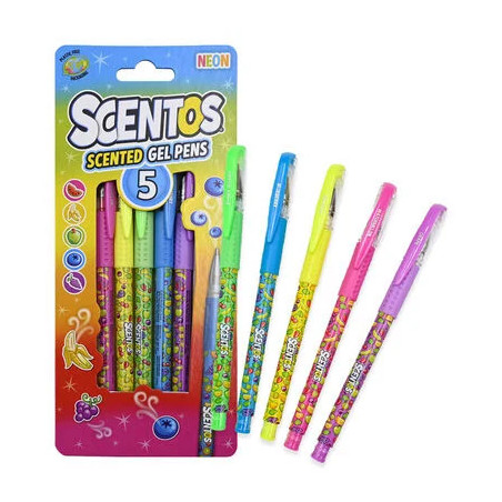 Scentos Scented Gel Pens- Neon