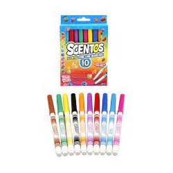 Scentos Scented 10 Fine Line Marker Pens