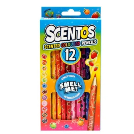 Scentos Scented 12 Coloured Pencils