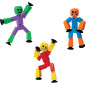 Stikbot Crazy Faces Pack With 3 Assorted Coloured Animation Figures