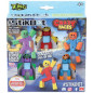 Stikbot Crazy Faces Pack With 3 Assorted Coloured Animation Figures