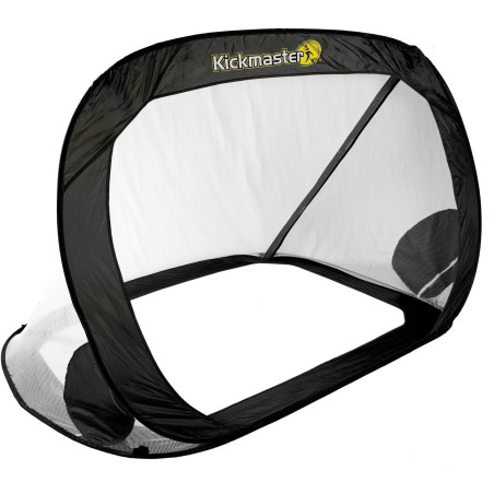 Kickmaster Large Pop-Up Goals and Target Shots - Versatile 2-in-1 Soccer Football Goal Set