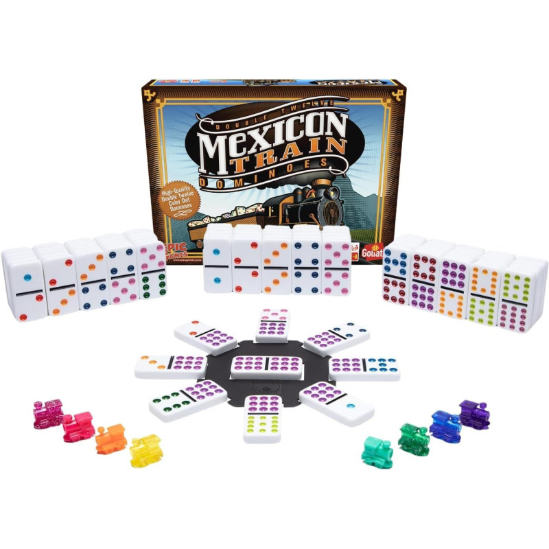 Double Twelve Mexican Train Dominoes Game Double Twelve Mexican Train Dominoes Game