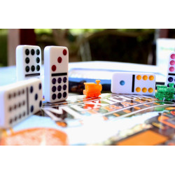 Double Twelve Mexican Train Dominoes Game