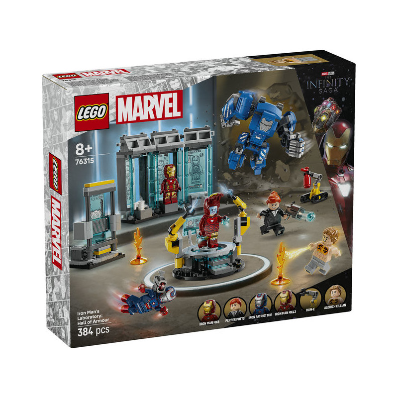 76315 Iron Man's Laboratory: Hall of Armour