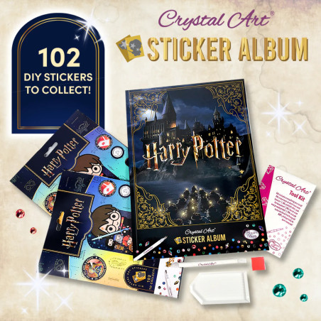Harry Potter Crystal Art Sticker Album