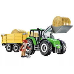 Playmobil 9317 Country Tractor With Trailer