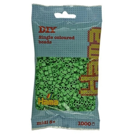 Hama Beads Midi207-115 1000 Apple Green Pcs Bag