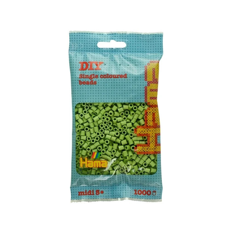 Hama Beads Midi207-110 1000 Matcha Green Pcs Bag Hama Beads Midi207-110 1000 Matcha Green Pcs Bag