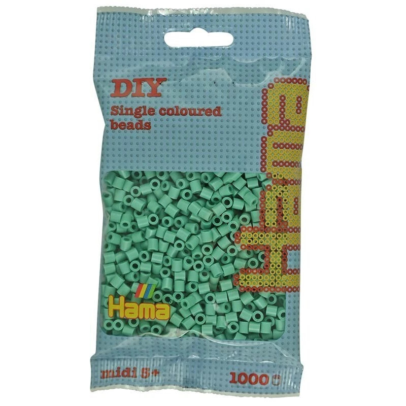 Hama Beads Midi 207-113 1000 Aqua Pcs Bag Hama Beads Midi 207-113 1000 Aqua Pcs Bag