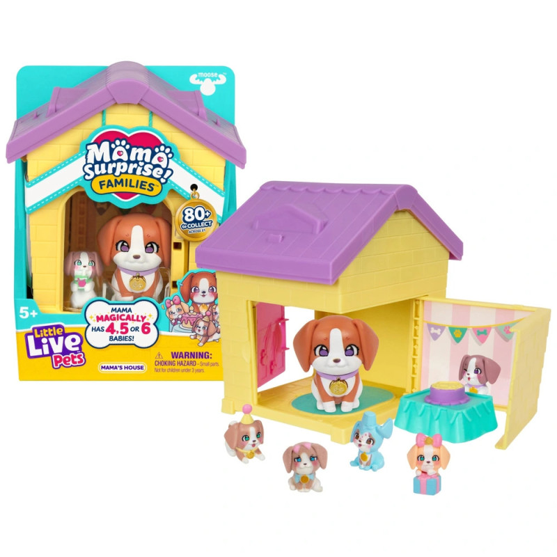 Little Live Pets Mama Surprise Families Mama's House Beagle Family Little Live Pets Mama Surprise Families Mama's House Beagle Family