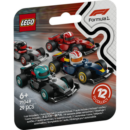LEGO F1 Collectible Race Cars Building Toy for Kids 71049