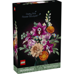 LEGO Botanicals Pretty Pink Flower Bouquet Decor Set 10342