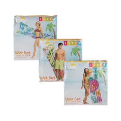 Inflatable Intex Large Adult PVC Pool Beach Lilo Fashion Mat 183 x 69cm Assortment