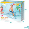 Intex Whale Ride On Inflatable 69" x 26" Wet Set Collection