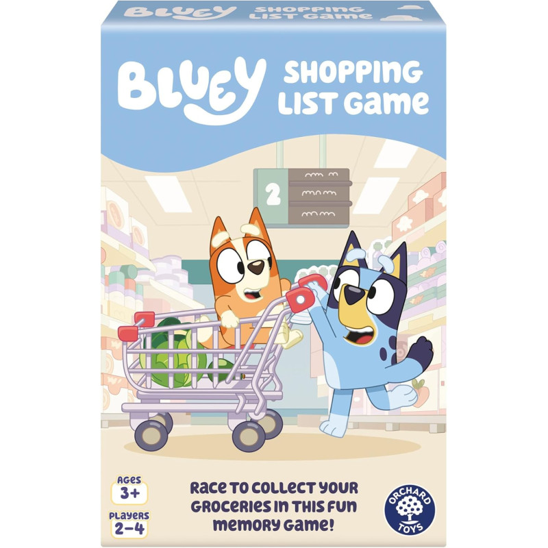 Orchard Toys Official Bluey Shopping List Matching and Memory Game Orchard Toys Official Bluey Shopping List Matching and Memory Game