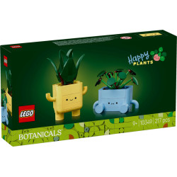LEGO Botanicals Happy Plants Home Decor Building Set 10349