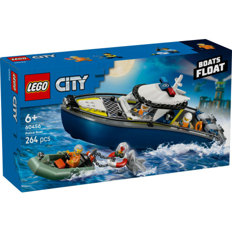 LEGO City Police Boat Chase Toy with a Speedboat 60456