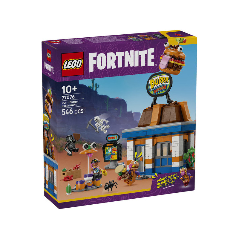 LEGO® Fortnite® Durrr Burger Restaurant Video Game Toy 77076 LEGO® Fortnite® Durrr Burger Restaurant Video Game Toy 77076