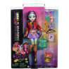 Monster High Jinafire Long Posable Fashion Doll, Dragon with Pet Dog Cloudy “Yun Yun”