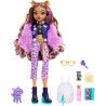 Monster High Clawdeen Wolf Poseable Fashion Doll with Pet Dog Crescent and Accessories