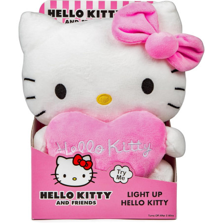Hello Kitty And Friends- Hello Kitty Light Up Plush Toy – Soft Nightlight