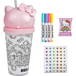 Hello Kitty And Friends- Hello Kitty Doodle Tumbler Set