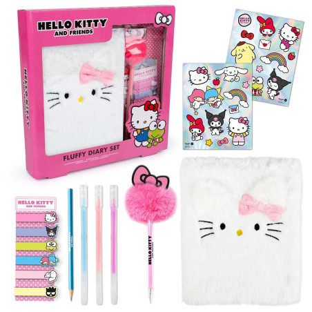 Hello Kitty And Friends- Hello Kitty Diary and Stationery Set