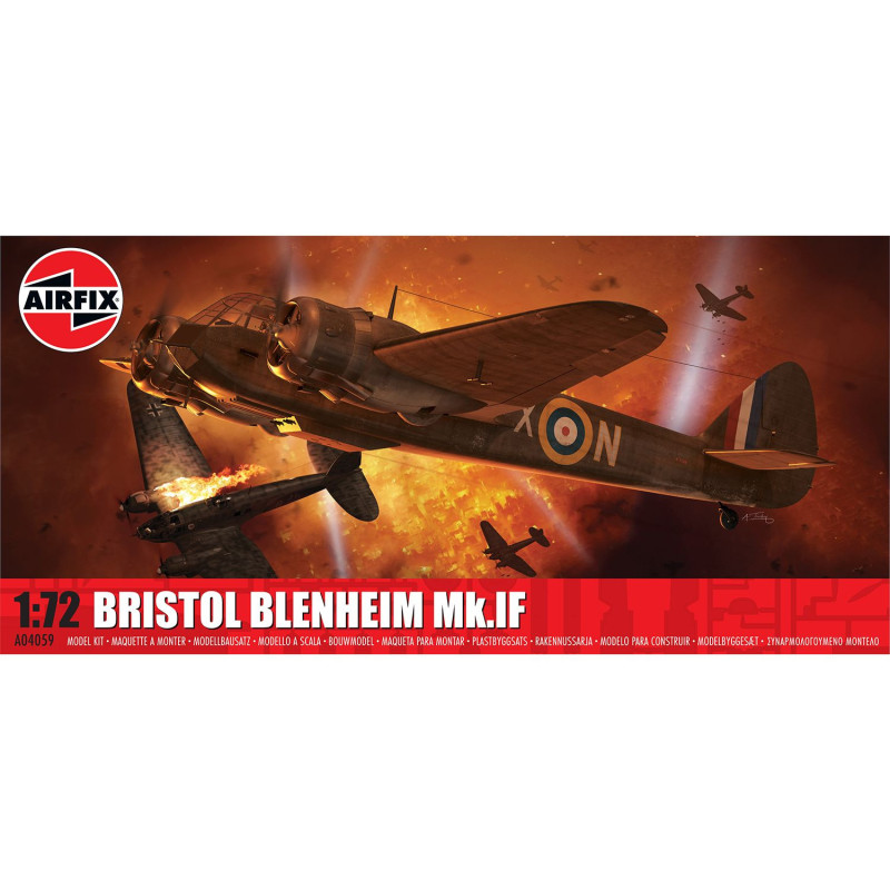 Airfix A04059 Bristol Blenheim Mk.IF 1:72 Model Kit Airfix A04059 Bristol Blenheim Mk.IF 1:72 Model Kit