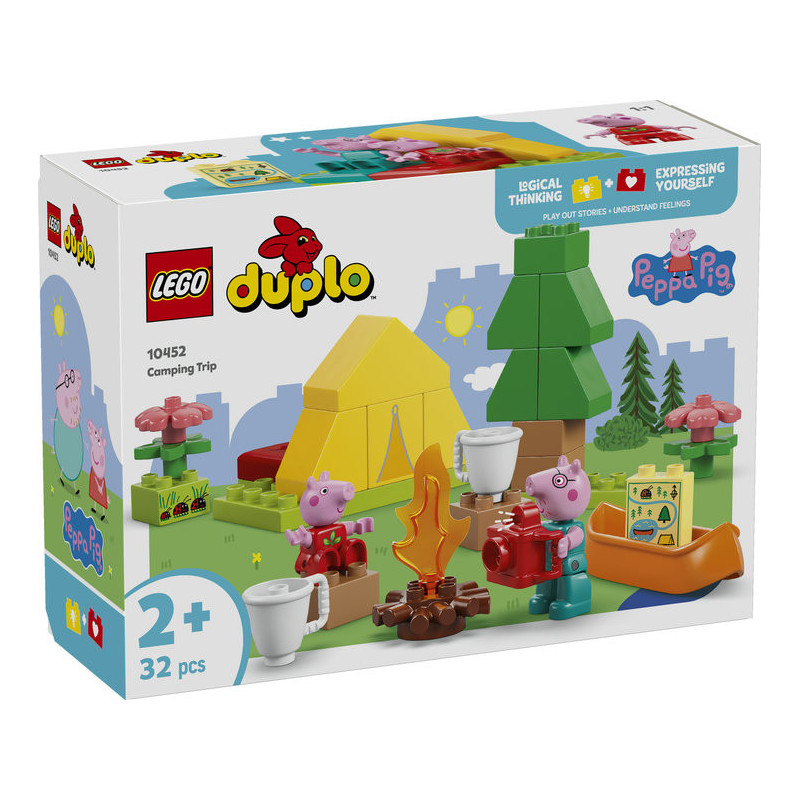 LEGO DUPLO Peppa Pig Camping Trip Toddler Learning Toy 10452 LEGO DUPLO Peppa Pig Camping Trip Toddler Learning Toy 10452