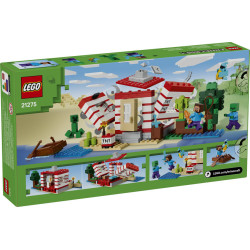 LEGO Minecraft The TNT Jungle House Toy with Figures 21275