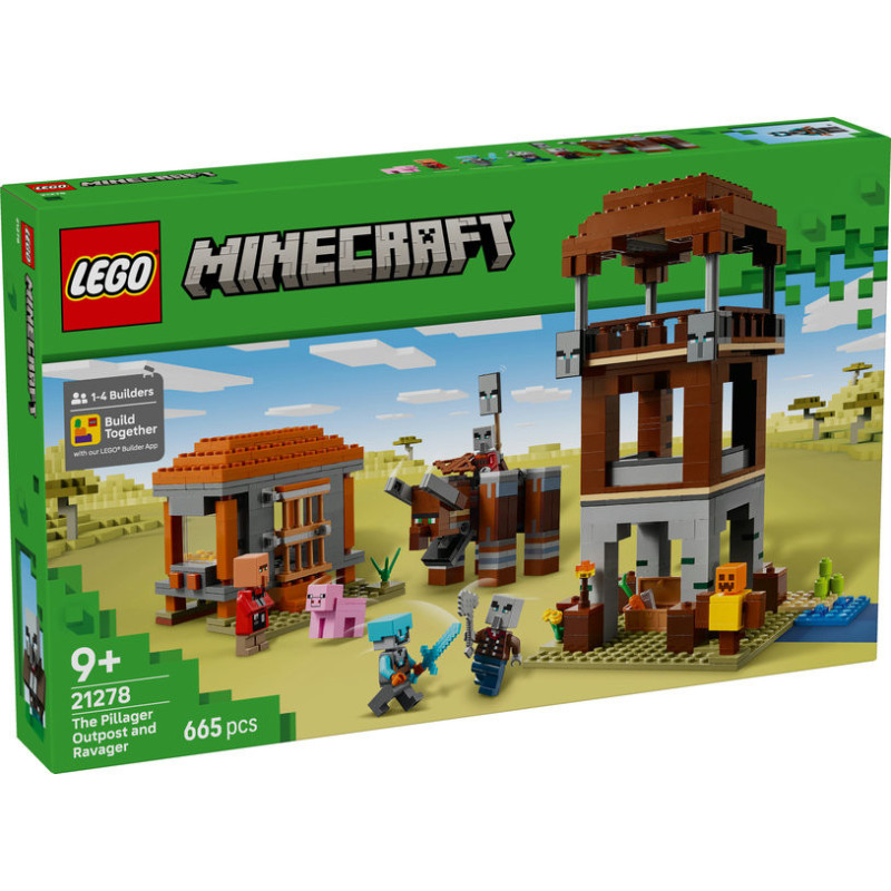 LEGO Minecraft The Pillager Outpost and Ravager Toy 21278 LEGO Minecraft The Pillager Outpost and Ravager Toy 21278