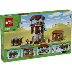 LEGO Minecraft The Pillager Outpost and Ravager Toy 21278