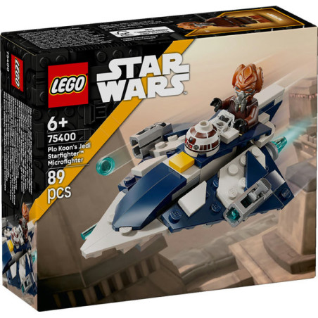 LEGO Star Wars™ Plo Koon’s Jedi Starfighter™ Microfighter Building Toy 75400