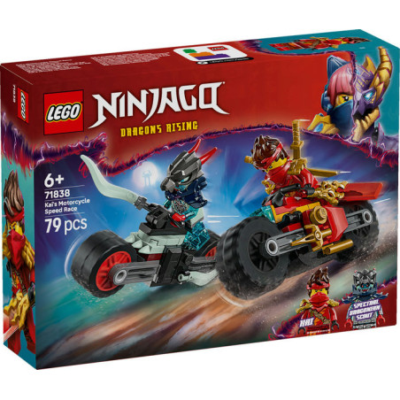 LEGO NINJAGO Kai's Motorcycle Speed Race Building Toy 71838