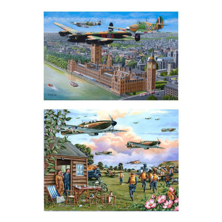 The House of Puzzles -Sky Patrol - 2 x BIG 500 Piece Jigsaw Puzzle
