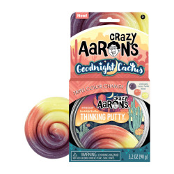 Crazy Aaron's Thinking Putty - Goodnight Cactus - Hypercolor Sensory Putty