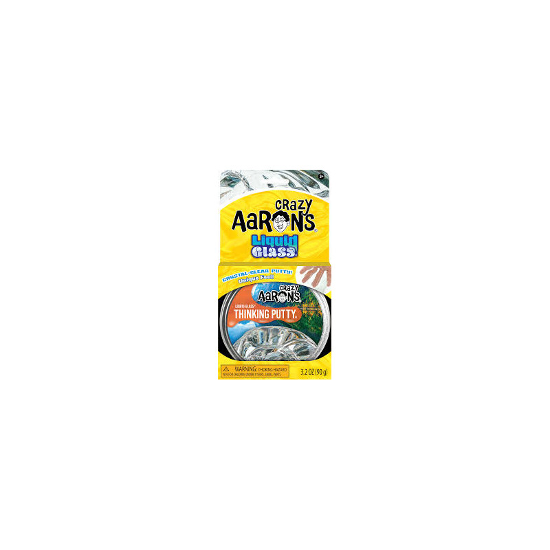 Crazy Aaron's Thinking Putty - Liquid Glass - Crystal Clear Sensory Putty Crazy Aaron's Thinking Putty - Liquid Glass - Crystal Clear Sensory Putty
