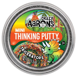 Crazy Aaron's Mini Thinking Putty - Triceratops Sensory Putty