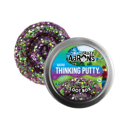 Crazy Aaron's Mini Thinking Putty - Loot Box Sensory Putty