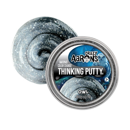 Crazy Aaron's Mini Thinking Putty - Owl Sensory Putty